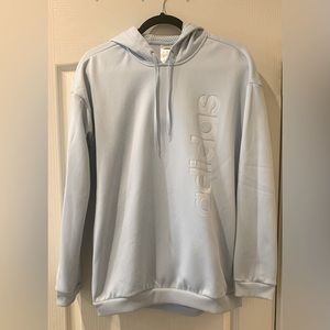 Adidas • Women’s Gear Up Aeroready Hoodie • Light Blue • Size Small